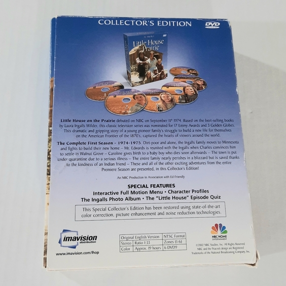 Little House on the Prairie: Complete Season 1 (DVD, 6-Discs) - Picture 2 of 6